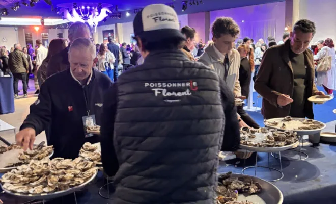 Animation prestation huître écaillé Equita 2025, Chaponost, Poissonnerie Florent