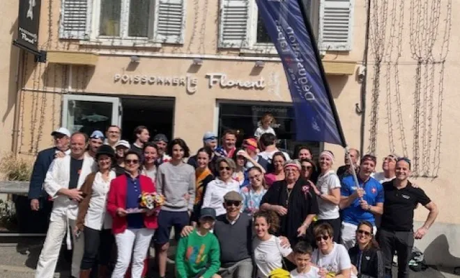 Animation huîtres et camion GILLARDEAU à la poissonnerie Florent à Chaponost, Chaponost, Poissonnerie Florent