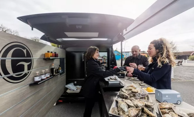 Dégustation d'huîtres, Chaponost, Poissonnerie Florent